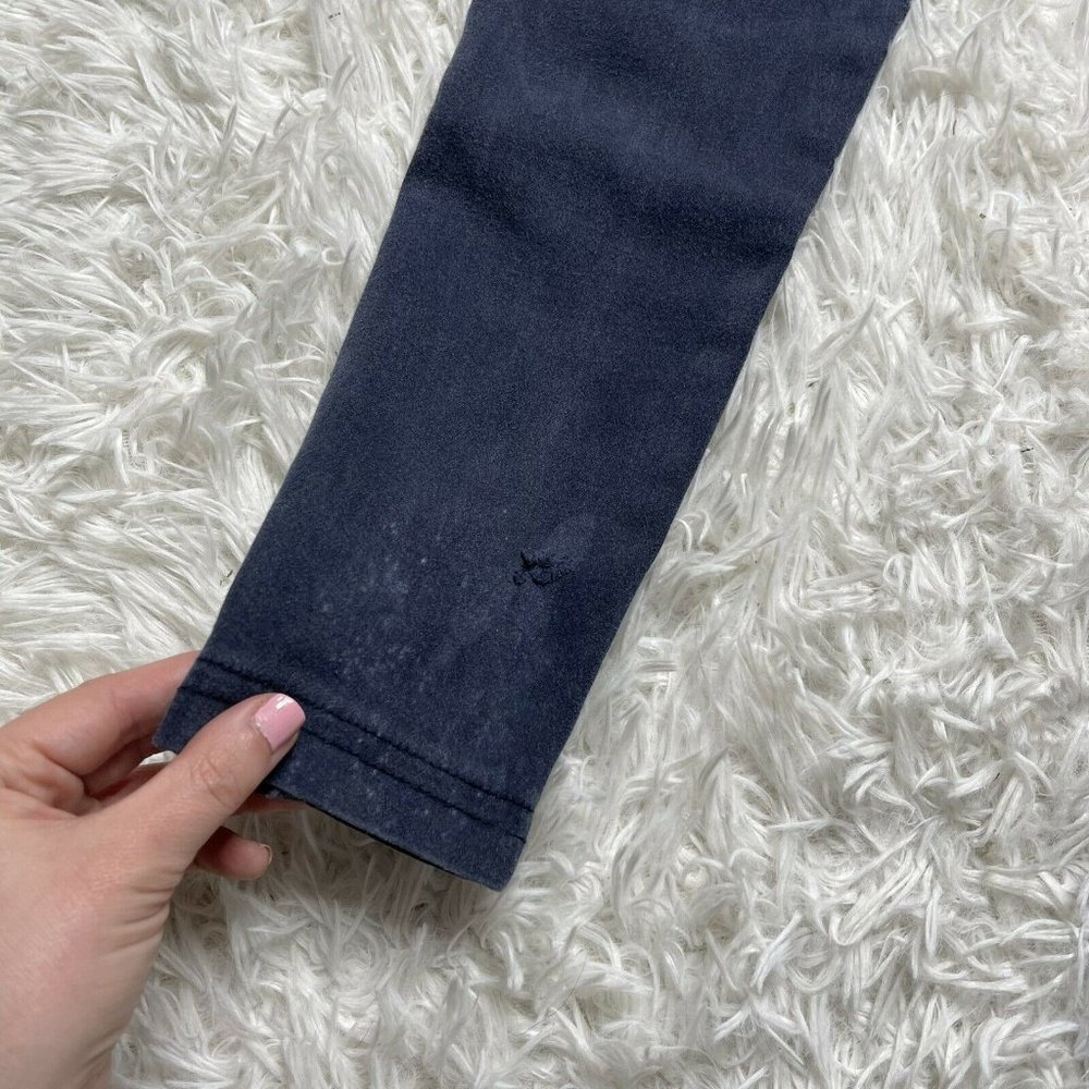 Beulah Small Blue Moto Leggings Jeggings Pants Zip - Picture 6 of 7